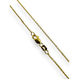 EFFY 14kt Tri-Tone Gold and Diamond Overlapping Strands Oval Pendant 18" Necklace