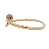 Authentic Cartier 18kt Rose Gold Classic Juste un Clou Nail 6.5" 17cm Bracelet