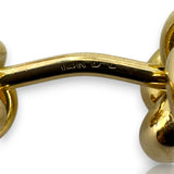 Vintage Lover's Knot 14kt Solid Yellow Gold 10g Double Sided Cufflinks Classic Wearable Everyday