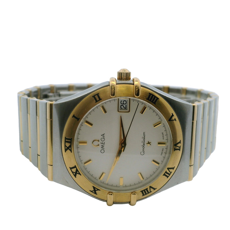 Omega Constellation 396.1201 34mm Full Bar Steel Gold Watch