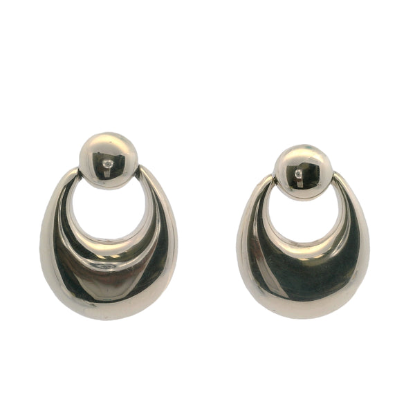Bayanihan 925 Sterling Silver Doorknocker Dangle Earrings