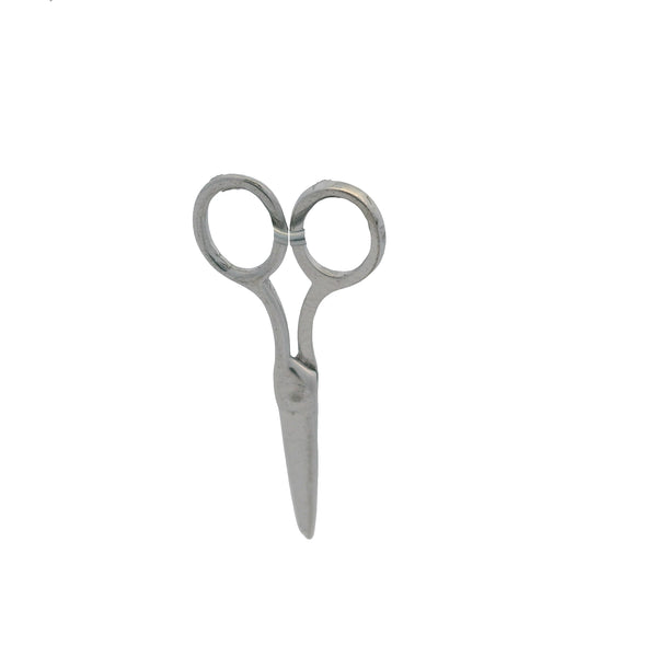 925 Sterling Silver Miniature Scissors Sewing Tools Movable 25mm Charm Pendant