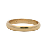 Vintage 1939 Solid 14kt Yellow Gold Stackable Wedding Band Ring Size 13.5