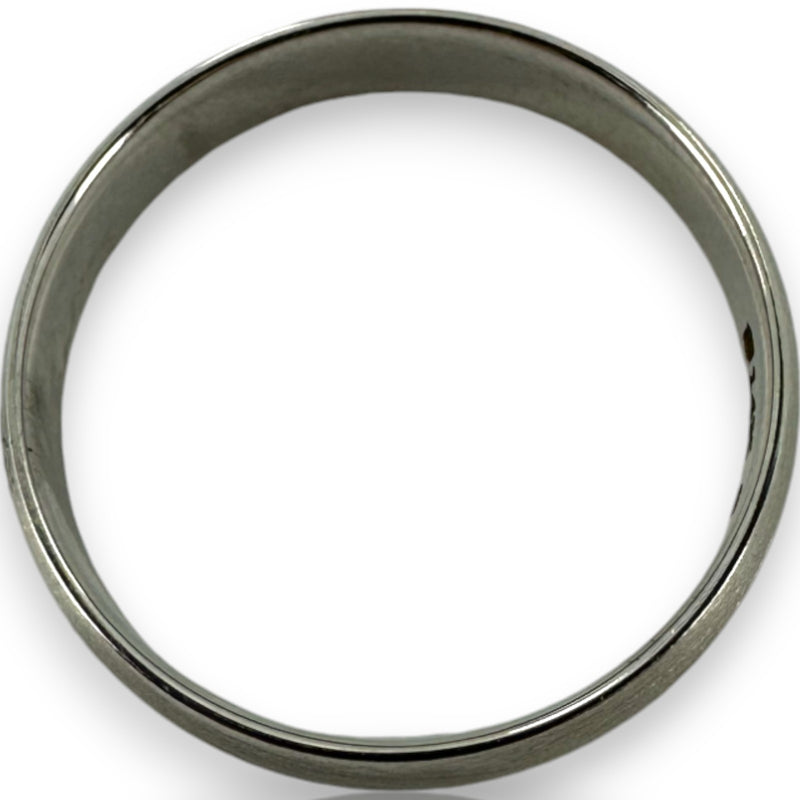 Anillo de bodas clásico Blue Nile mate de 5 mm en oro macizo cepillado de 14 kt, talla 10