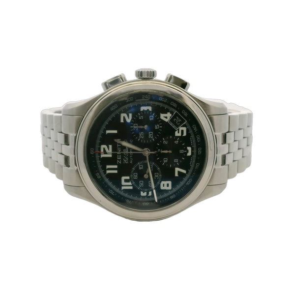 Zenith El Primero Class 03.0510.400 40mm Stainless Steel Black Dial Chronograph Watch