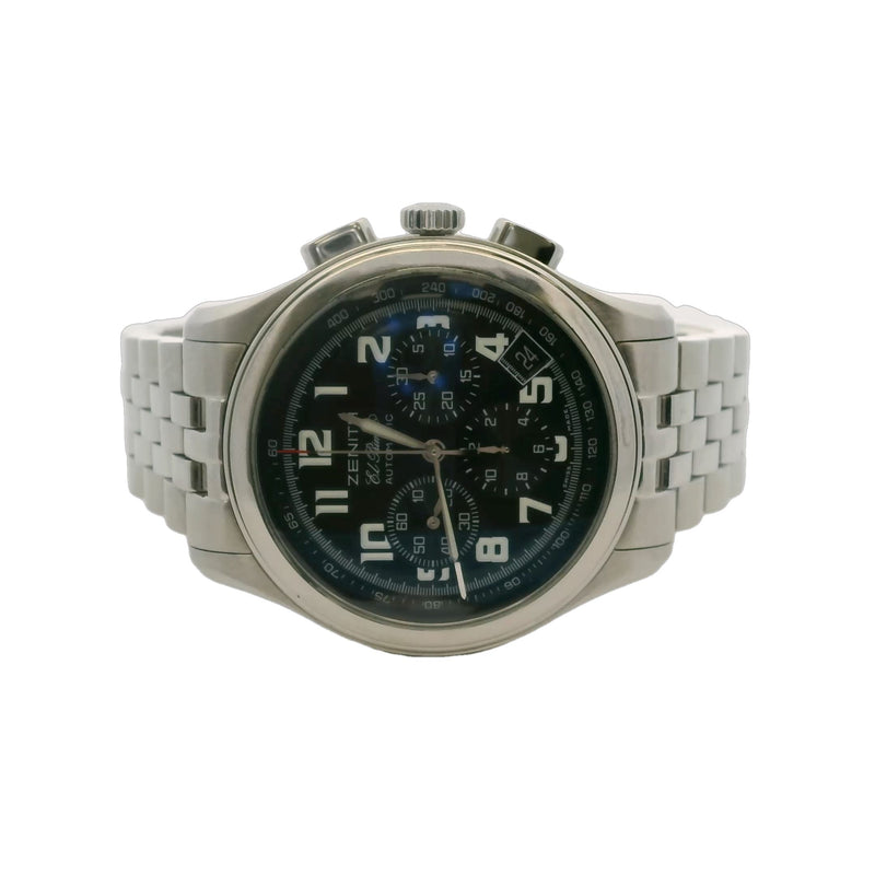 Zenith El Primero Class 03.0510.400 40mm Stainless Steel Black Dial Chronograph Watch