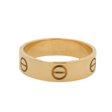 Cartier Solid 18kt Yellow Gold Classic Model LOVE Screw Band Ring Size 9 59