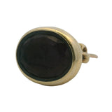 Antique Victorian Solid 10kt Yellow Gold and Amethyst Stag Wax Seal Fob Charm