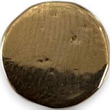 Solid 10kt Rose Gold Flat 8.8mm Disc Studs