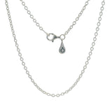 Pandora Classic Solid 925 Sterling Silver 23.5" Cable Chain Necklace