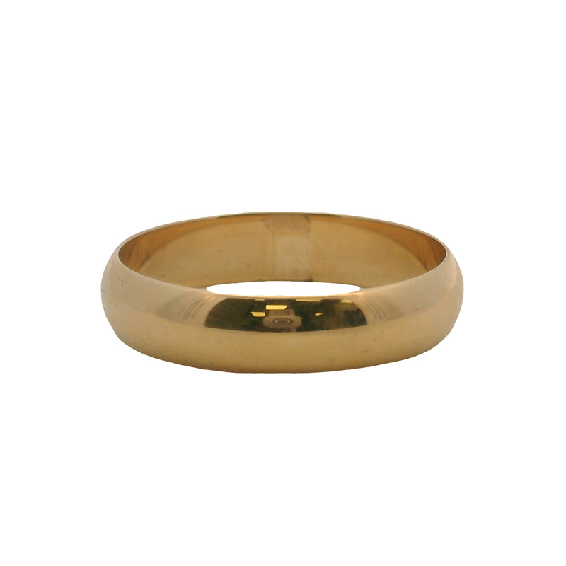 Cartier 1895 Solid 18kt Yellow Gold Classic D-Shape 5mm Ring Band