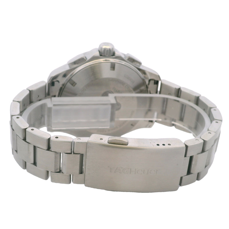 Tag Heuer Aquaracer 42mm Chronograph Black Dial Steel Watch