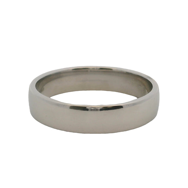 De Beers 950 Platinum DB Classic 5mm 10.5g Band With Hidden Diamond Size 11