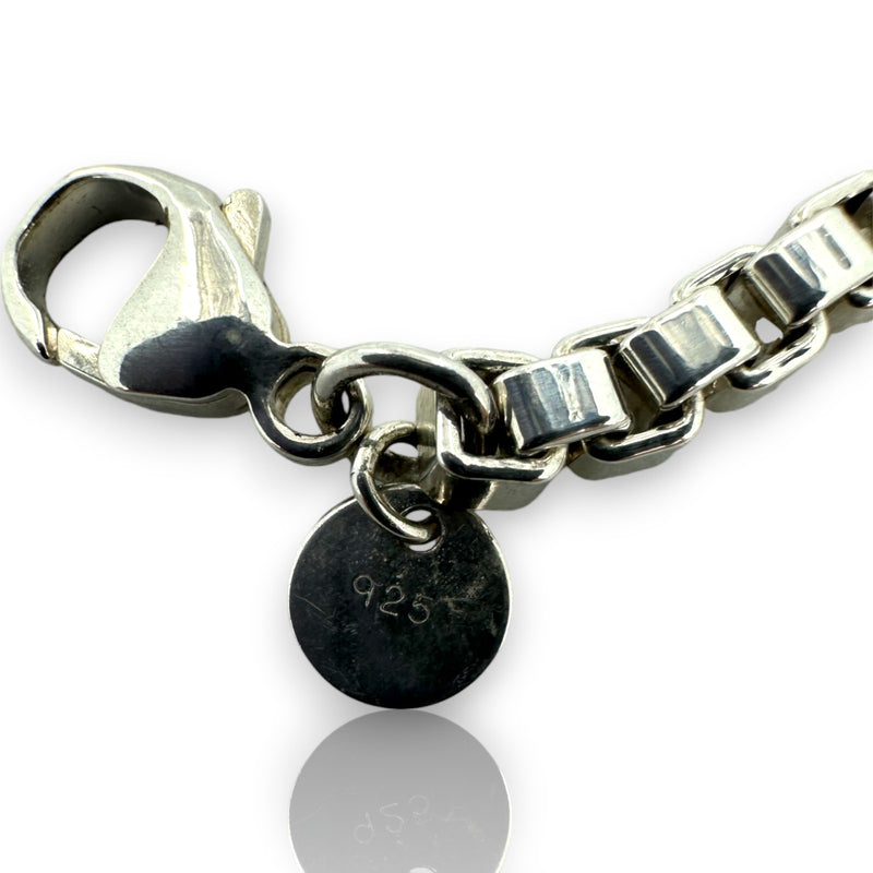 Tiffany & CO 925 Sterling Silver Venetian Box Chain Link Heavy 18" Necklace Chain