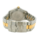 Vintage Tag Heuer Professional WK1121-0 38mm Gold Dial Steel Swiss Quartz Watch