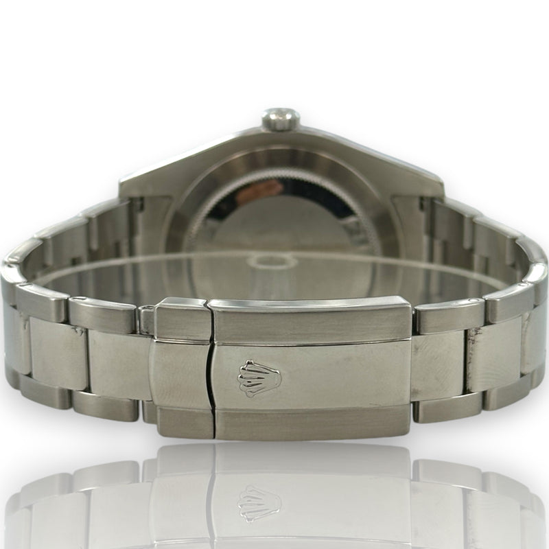 Rolex 116334 Datejust II 41mm White Dial Stainless Steel Watch B&P