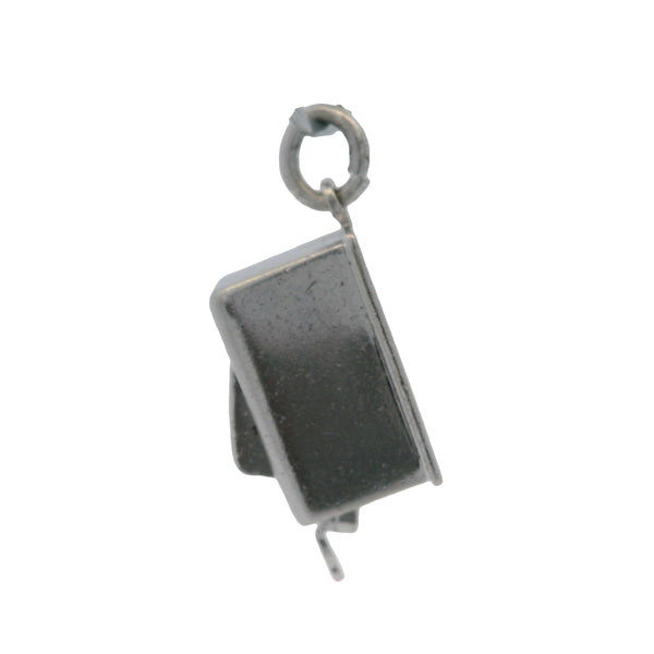 Vintage 925 Sterling Silver Moving Lever Toaster Bracelet Charm