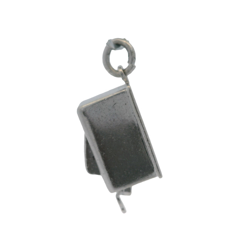 Vintage 925 Sterling Silver Moving Lever Toaster Bracelet Charm
