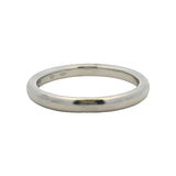 Van Cleef & Arpels Solid 950 Platinum 2.5mm Comfort Wedding Band Size 7