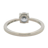 Pandora 925 Sterling Silver and CZ Cubic Zirconia Sparkling 4-Prong Solitaire Ring Size 8.5
