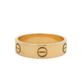 Cartier Solid 18kt Yellow Gold Classic Model LOVE Screw Band Ring Size 9 59