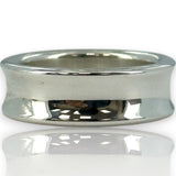 Vintage 1997 Tiffany & Co 1837 Collection Medium 6.8m Thick Band Ring