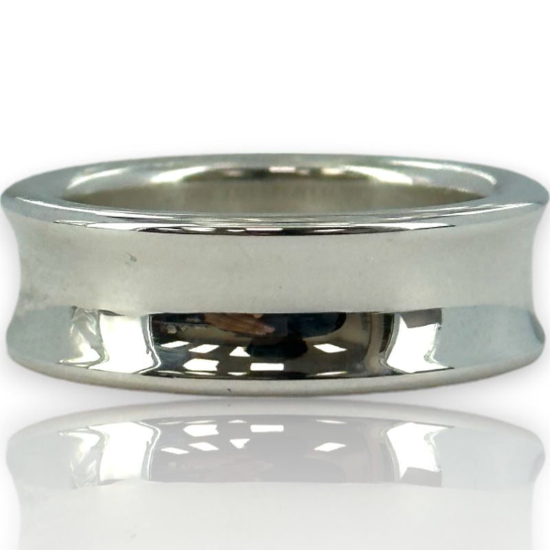 Vintage 1997 Tiffany & Co 1837 Collection Medium 6.8m Thick Band Ring