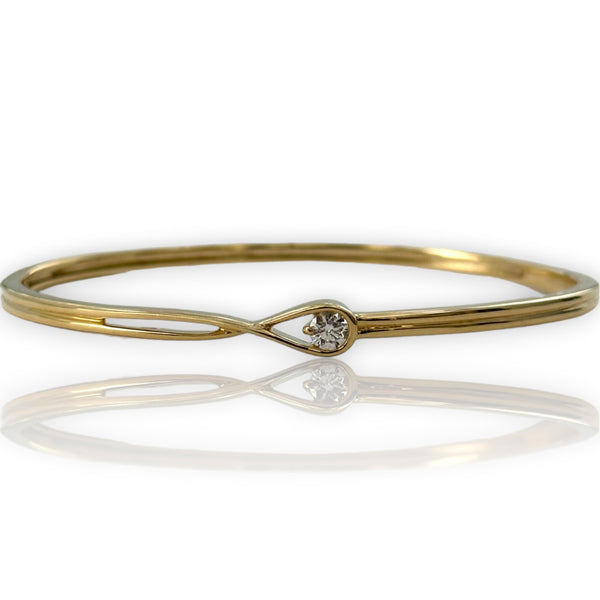 Pandora Infinite Lab-grown Diamond Bangle 0.25ct 14k in Yellow Gold