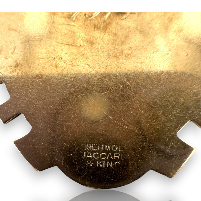 Edwardian Era 1914 Solid 14kt Rose Gold HOPE Medal Pendant/Brooch To Vera Rutter From Centralia High School