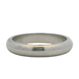 Cartier 1895 Solid 950 Platinum 4mm Wide Wedding Band Stackable Ring Size 9.25