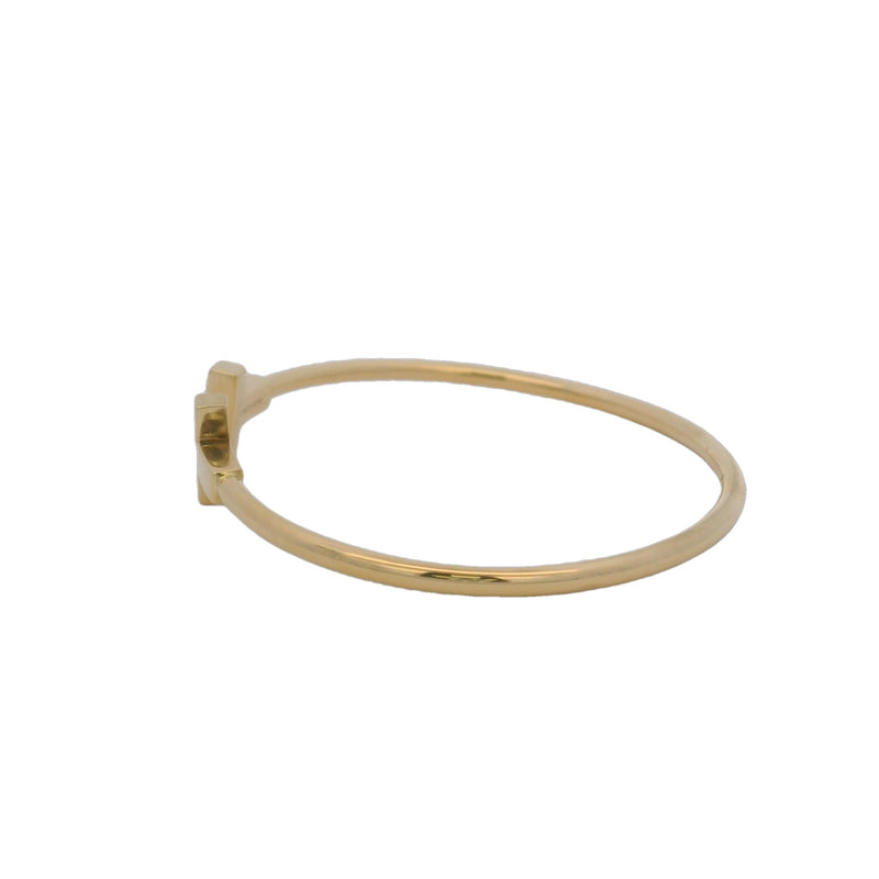Tiffany & CO Tiffany T Wire Flexible Bracelet in Solid 18kt Yellow Gold Size Large