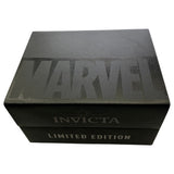 Invicta Marvel Logo 29025 56mm Black Dial Steel Automatic 200m Watch W/ Box