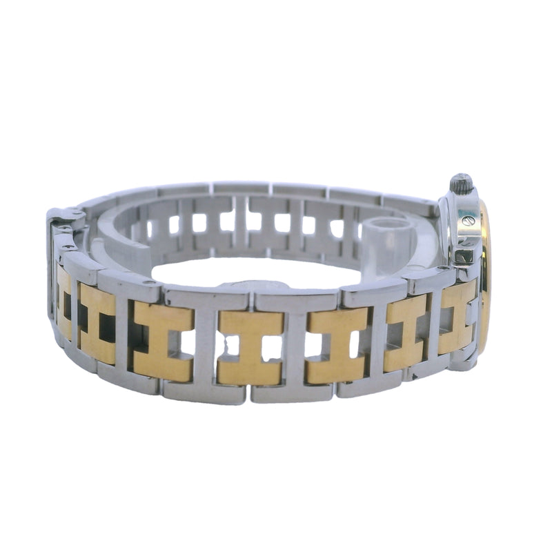 Hermes Clipper CL4.220 24mm Stainless Steel White Dial Watch Box