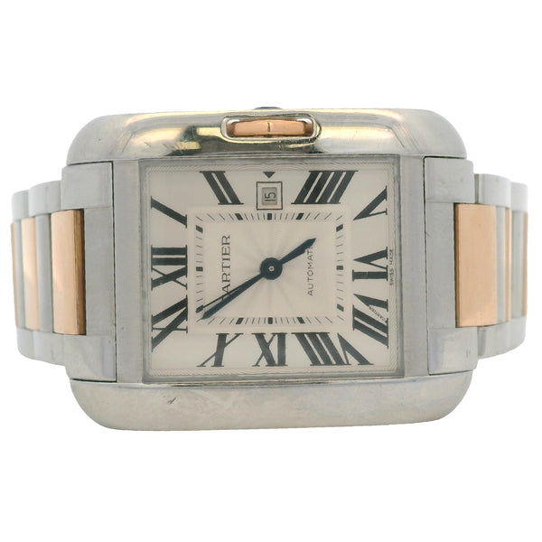 Cartier Tank Anglaise W5310007 Steel & Gold 3511 Watch