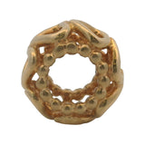 Pandora Solid 14kt Yellow Gold Lucky In Love Hearts Openwork Spacer Charm