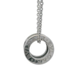 Bulgari Bvlgari Solid 18kt White Gold Classic Spring B.zero1 16" Necklace Made in Italy