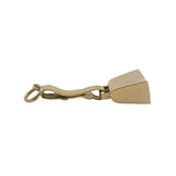 Vintage Solid 14kt Yellow Gold Working Cowbell on Belt Western Charm