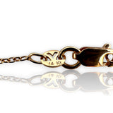 Le Vian 14kt Rose Gold 18" Necklace With Teardrop Pendant with White Diamonds and Blue Sapphires