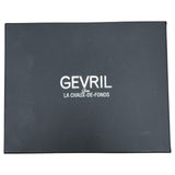 Gevril New Amsterdam 44607 40mm Stainless Steel Black Dial Chronograph Watch Box Paper