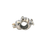 Pandora Retired 925 Sterling Silver and 14kt Crown Queen Bee Slider Charm