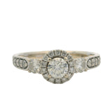 Enchanted Disney Jasmine 1ctw Two Tone 14kt Gold Diamond Engagement Ring Sz 7.5