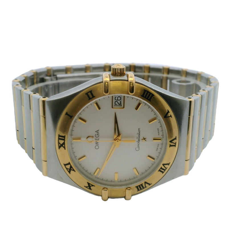 Omega Constellation 396.1201 34mm Full Bar Steel Gold Watch