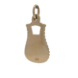Vintage Solid 14kt Yellow Gold Baseball Catcher's Chest Protection Charm