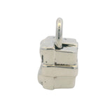Retired Tiffany & Co Solid 925 Sterling Silver Gift Box Padlock Charm Pendant