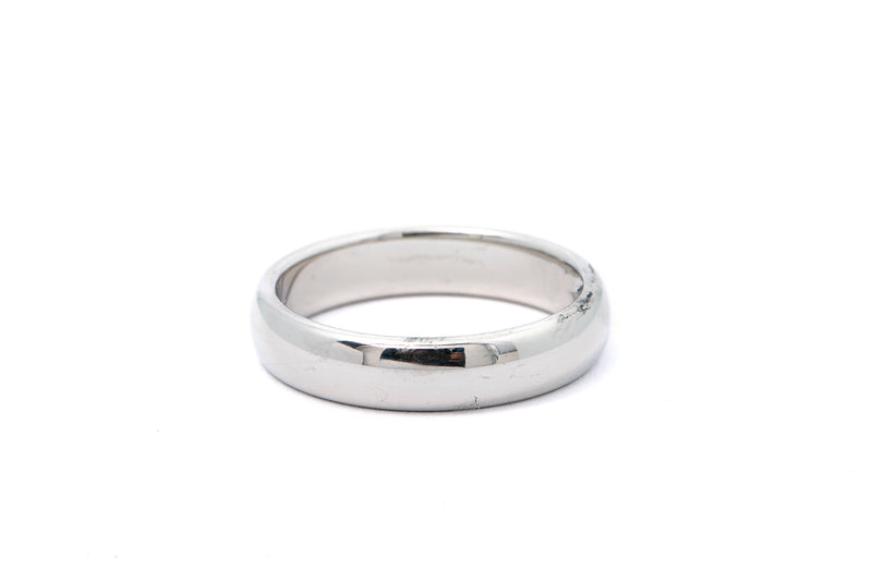 Tiffany & Co 4.5mm Platinum 950 Wedding Band Ring Size 8
