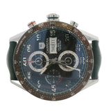 Tag Heuer Carrera Calibre 16 CV2A12 41mm Brown Dial & Leather Band Chrono Watch