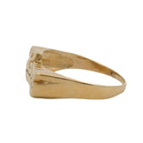 Vintage Solid 14kt Yellow Gold 9mm "Love" Word Ring Size 9.5