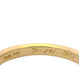 Vintage 1990 Tiffany & Co Classic Solid 18kt Yellow Gold Comfort Band Ring Size 6