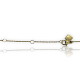 Personalized Diamond Initial "B" Pendant Necklace 14KT 585 Yellow Gold