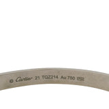Cartier Solid 18kt White Gold LOVE Screw Cuff 7.5" Bracelet